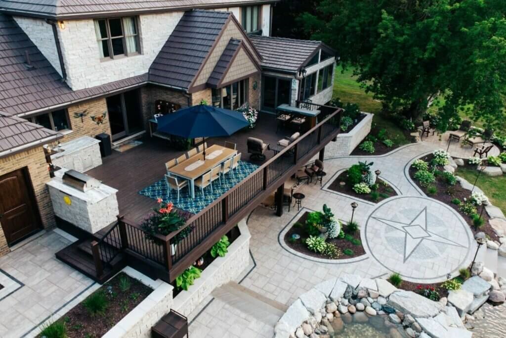 Backyard renovation in Central NJ